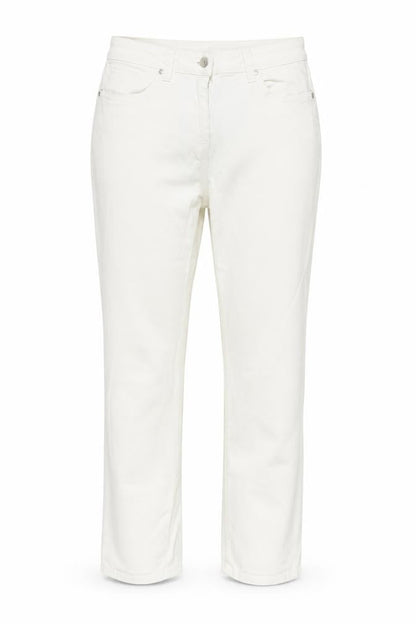 Womens UK Size 10 Debenhams Regular Fit Straight White Jeans