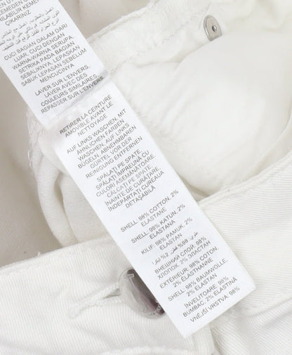 Debenhams Women's White Straight Leg Jeans, Size 10, Regular Fit