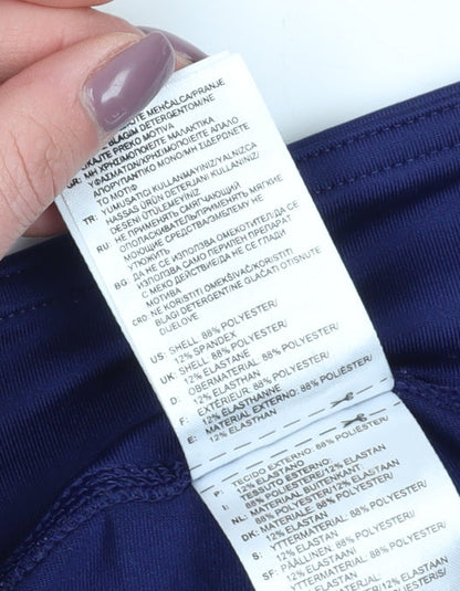 Adidas Women's Blue Ankle Gym Skinny Trousers Size S