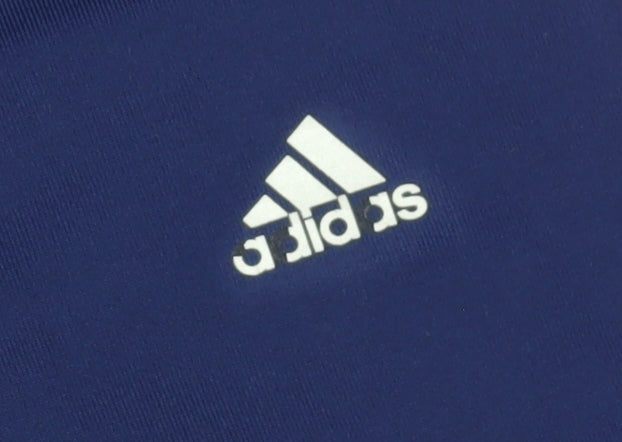 Adidas Women's Blue Ankle Gym Skinny Trousers Size S