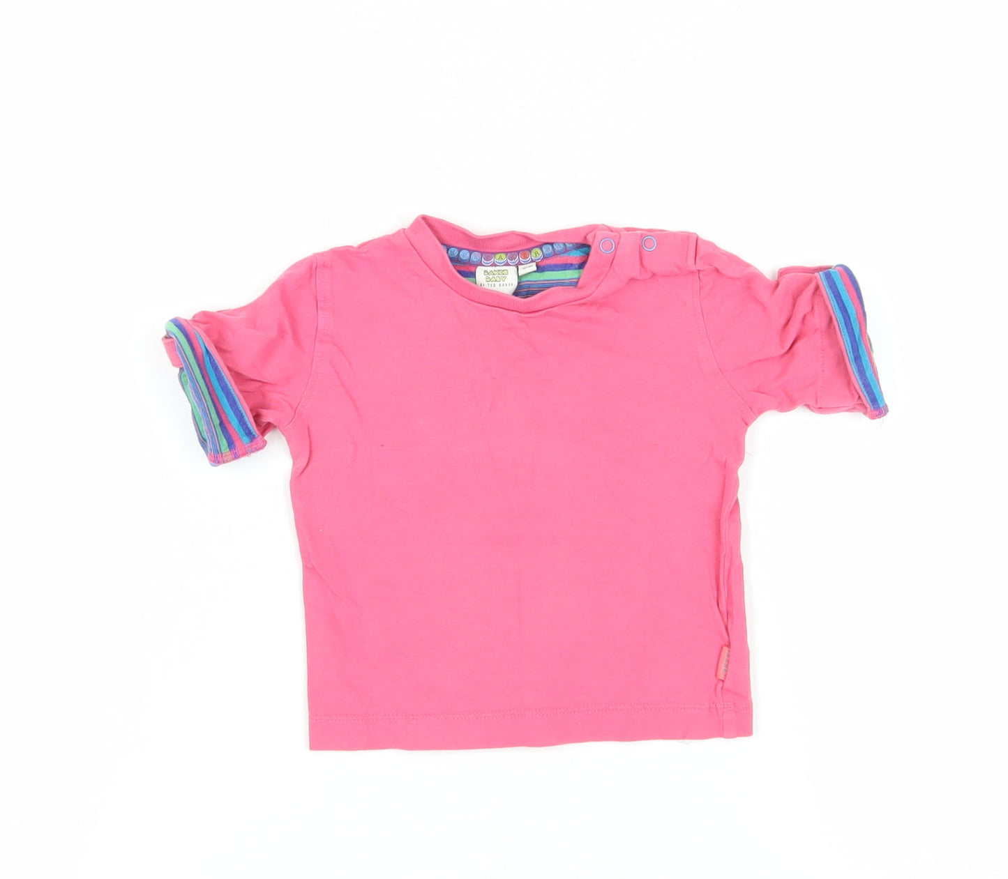 Baker by Ted Baker Pink T-Shirt Unisex 6-9 Months