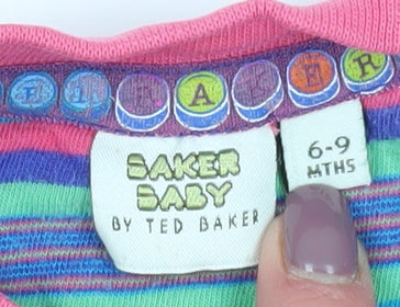 Baker by Ted Baker Pink T-Shirt Unisex 6-9 Months