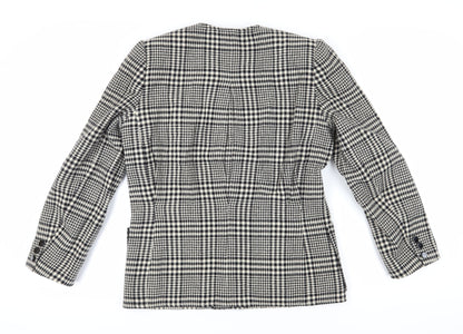 Windsmoor Women's Black Houndstooth Blazer, Size 10