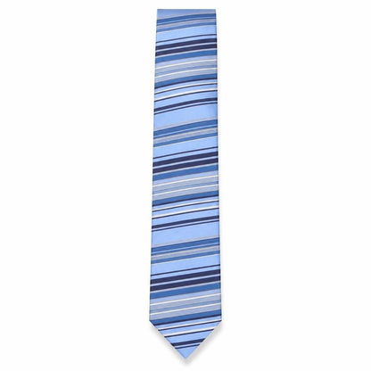 Mens Pierre Cardin Blue Striped 100% Silk  Tie