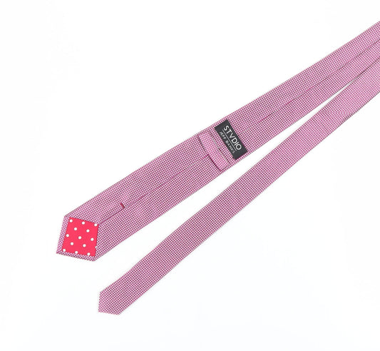 Jeff Banks Pink Polka Dot Silk Men's Tie
