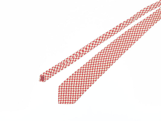 Austin Reed Men's Red Silk Designer Tie, One Size
