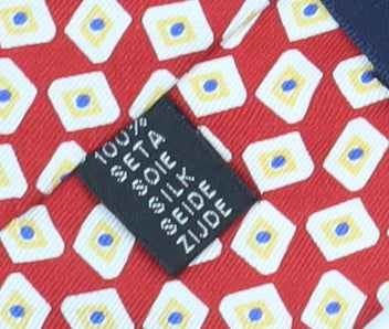 Austin Reed Men's Red Silk Designer Tie, One Size