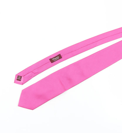 T.M.Lewin Men’s Pink Silk Handmade Tie