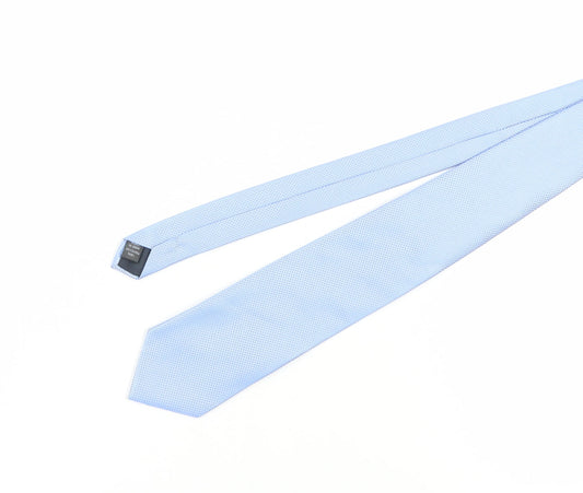 Thomas Nash Men's Blue Geometric Polyester Tie