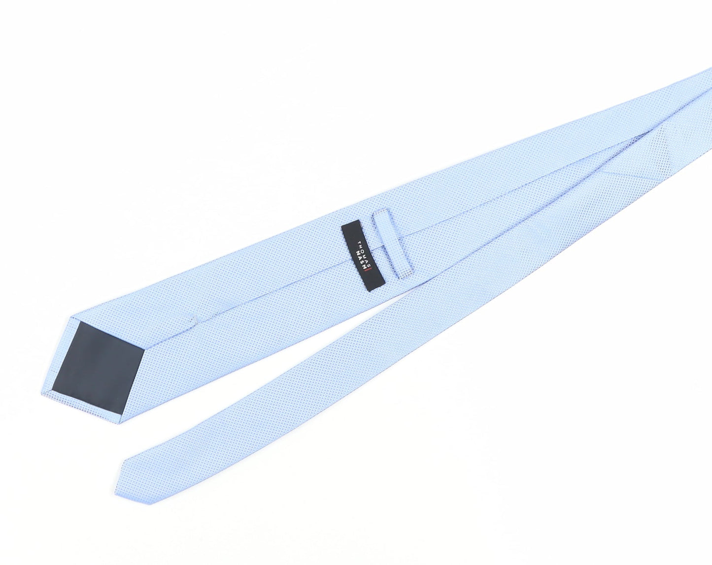 Thomas Nash Men's Blue Geometric Polyester Tie