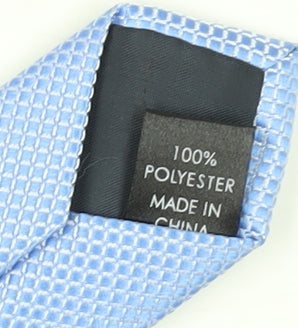 Thomas Nash Men's Blue Geometric Polyester Tie