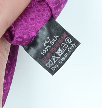 Jeff Banks Men’s Purple Striped Silk Tie