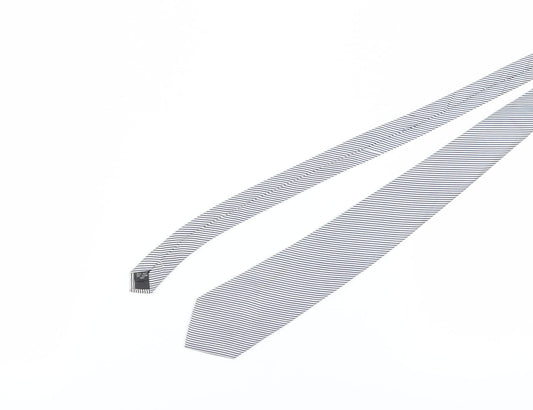 Van Heusen Men's Blue Striped Silk Tie - Elegant Formal Accessory