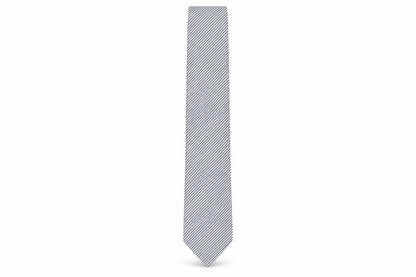 Mens Van Heusen Blue Striped 100% Silk  Tie