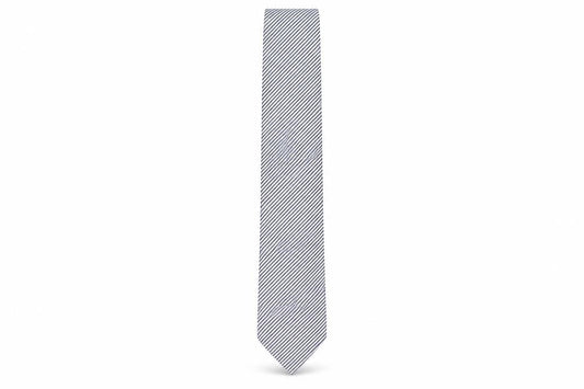 Mens Van Heusen Blue Striped 100% Silk  Tie