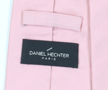Mens Daniel Hechter Pink  100% Silk  Tie