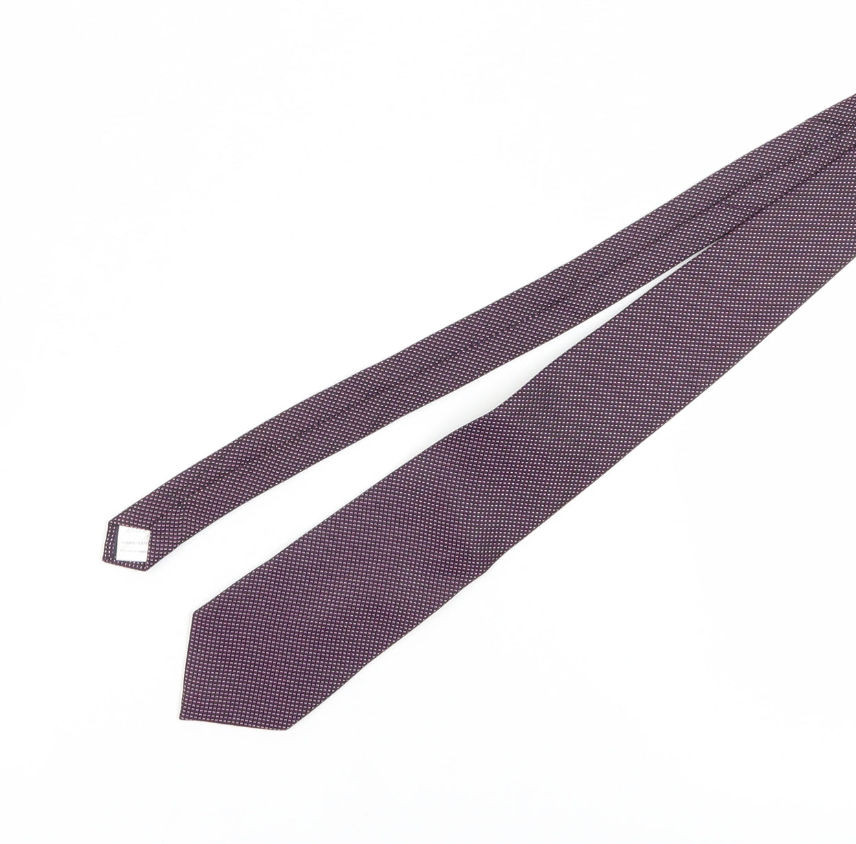 Jeff Banks Men's Purple Geometric Slim Tie
