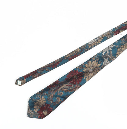Mens Canda Multicoloured Floral 100% Polyester  Tie