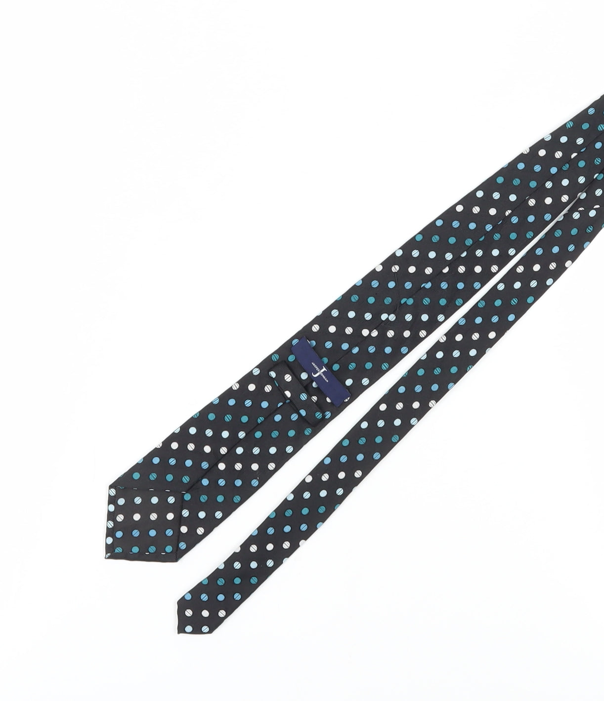 Jasper Conran Men's Black Silk Polka Dot Tie