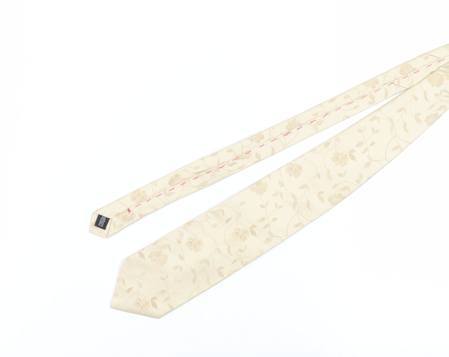 Berwin & Berwin Men's Beige Silk Floral Tie