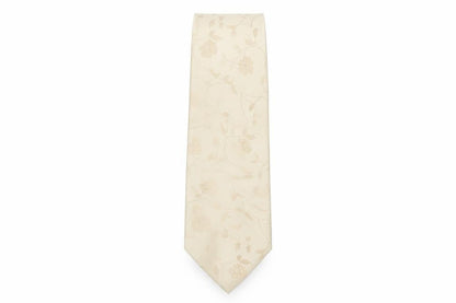 Berwin & Berwin Men's Beige Silk Floral Tie