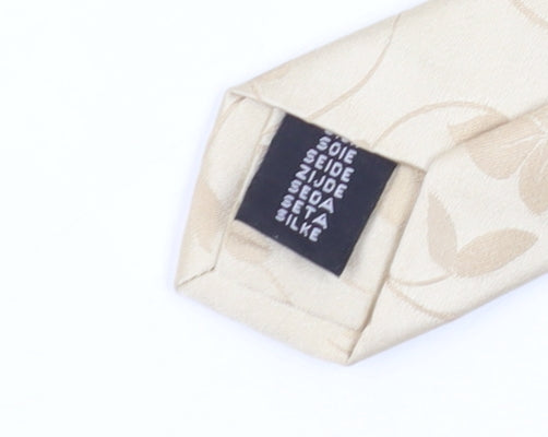 Berwin & Berwin Men's Beige Silk Floral Tie