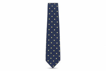 Bäumler Men's Silk Blue Geometric Tie
