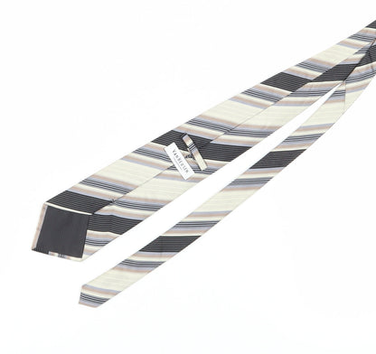 Van Heusen Men's Multicoloured Striped Silk Tie