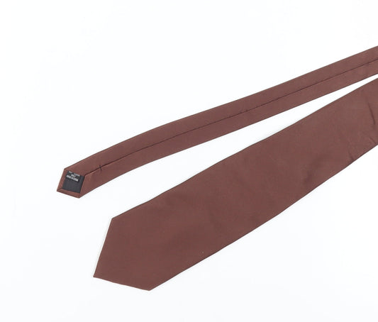 Pierre Cardin Men's Brown Silk Tie One Size
