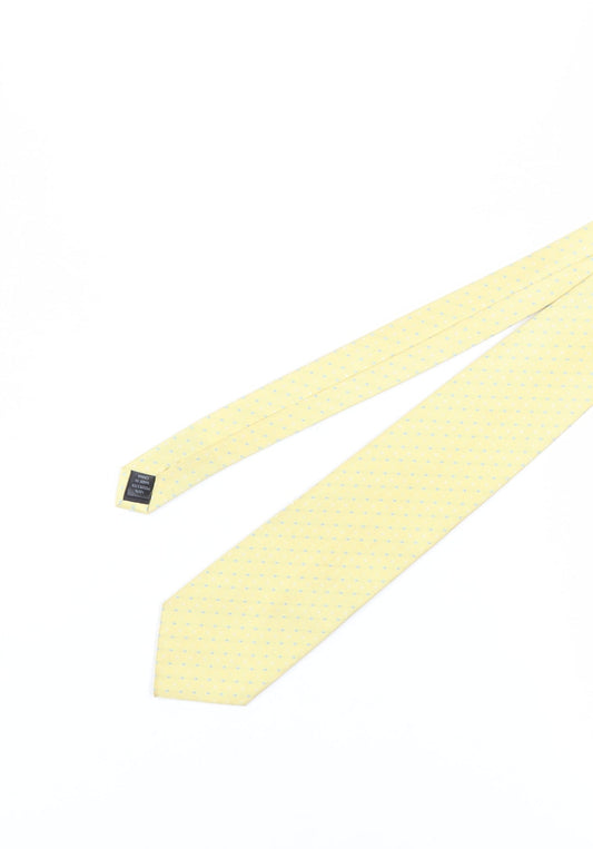 Thomas Nash Men's Yellow Polka Dot Tie One Size