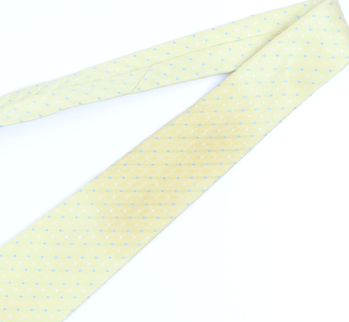 Thomas Nash Men's Yellow Polka Dot Tie One Size