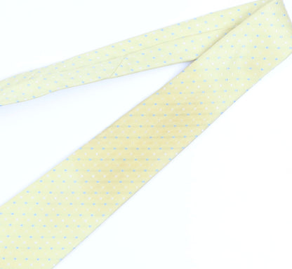 Thomas Nash Men's Yellow Polka Dot Tie One Size
