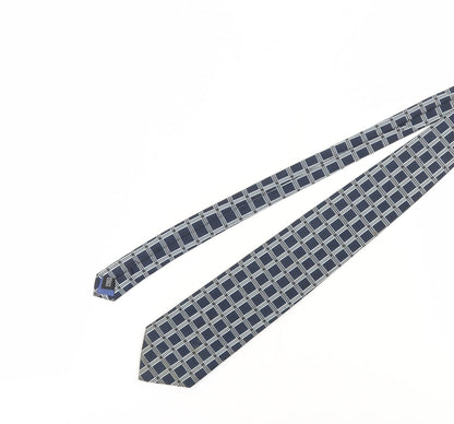 Mens Daniel Hechter Blue Plaids & Checks 100  Tie
