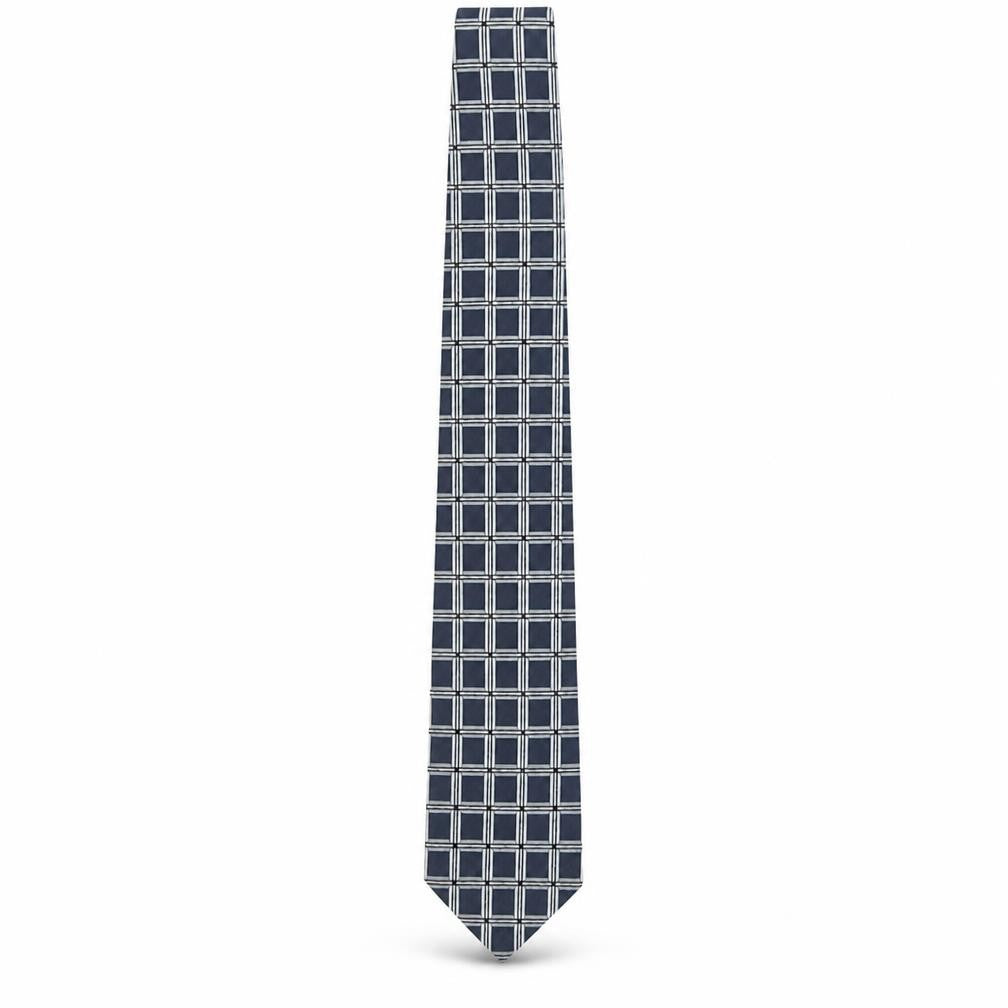 Mens Daniel Hechter Blue Plaids & Checks 100  Tie