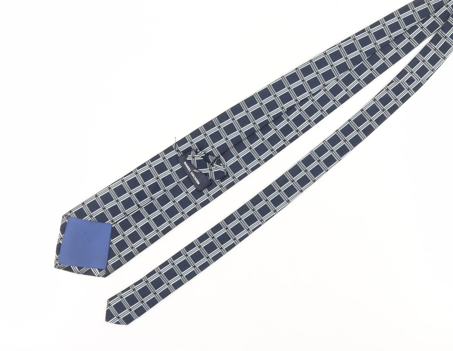 Mens Daniel Hechter Blue Plaids & Checks 100  Tie