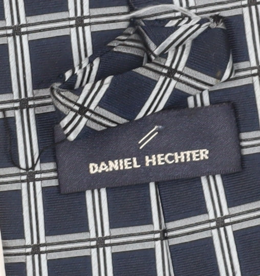 Mens Daniel Hechter Blue Plaids & Checks 100  Tie
