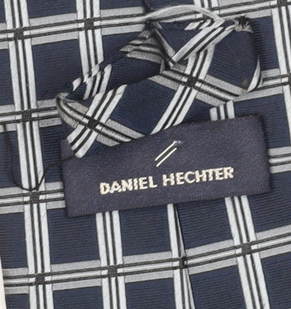 Mens Daniel Hechter Blue Plaids & Checks 100  Tie