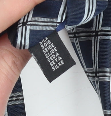 Mens Daniel Hechter Blue Plaids & Checks 100  Tie
