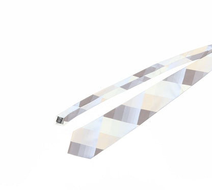 Thomas Nash Men's Grey Silk Designer Tie