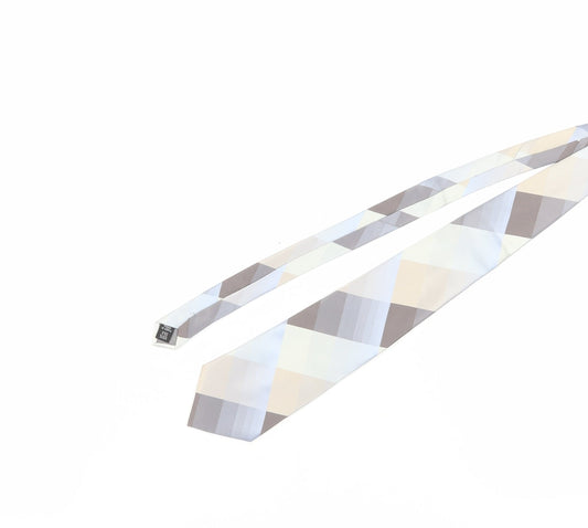 Thomas Nash Men's Grey Silk Designer Tie