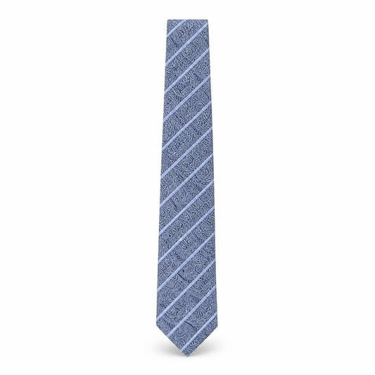 Mens Austin Reed Blue Paisley 100% Silk  Tie