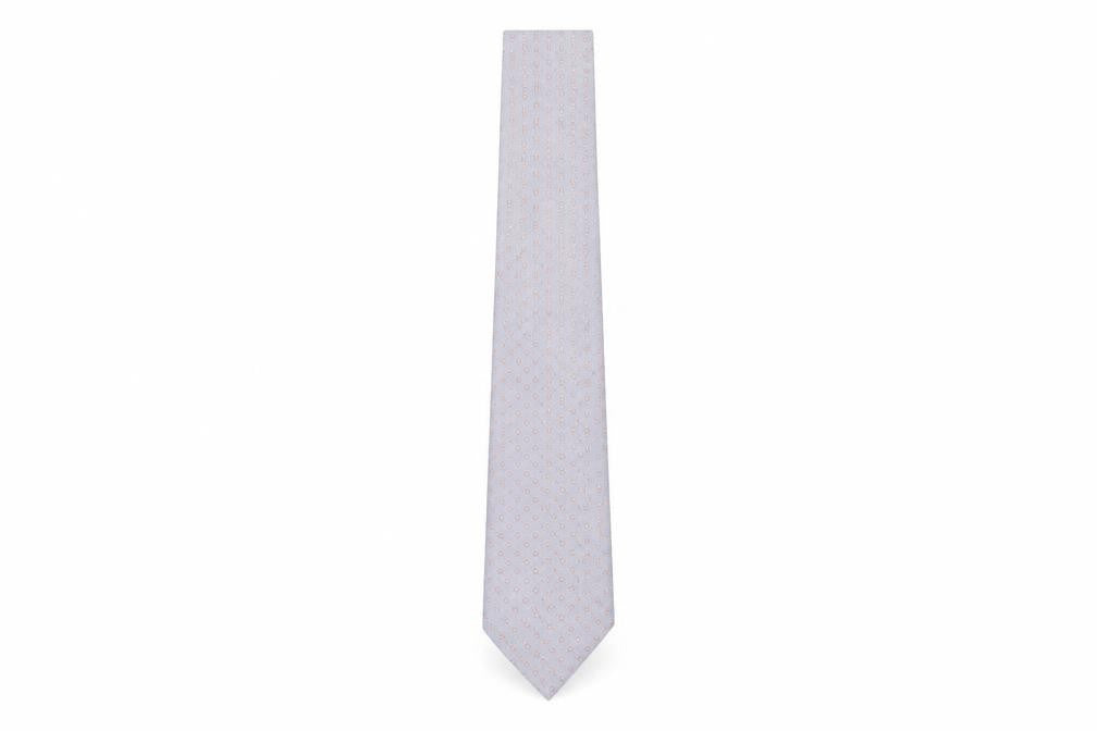 Mens Pierre Cardin Multicoloured Geometric 100% Silk Slim Tie