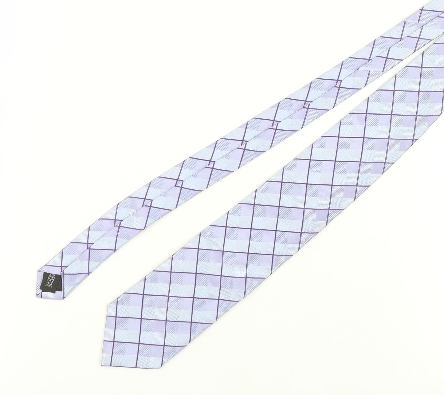 Van Heusen Men's Purple Check Tie