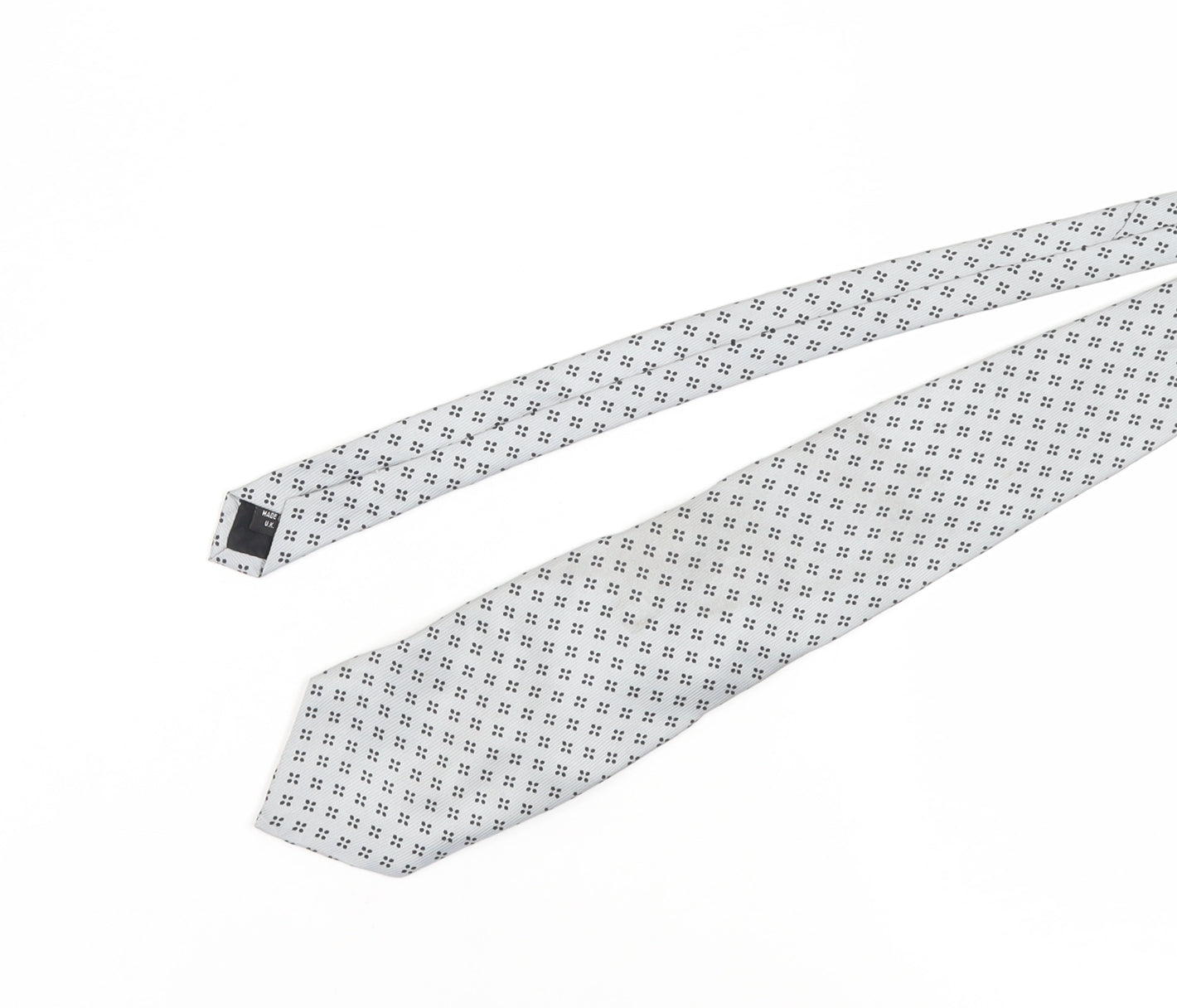 Pierre Cardin Men's White Silk Designer Tie