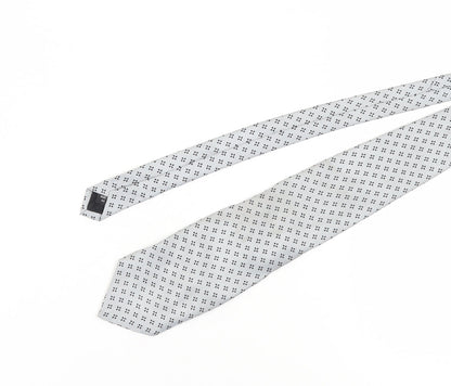 Pierre Cardin Men's White Silk Designer Tie