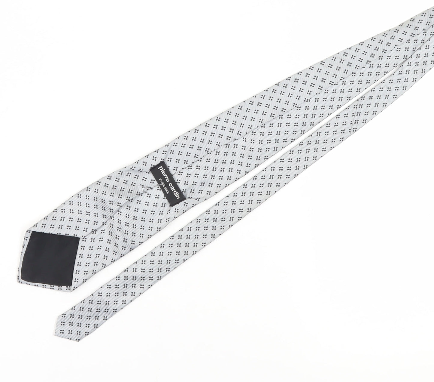 Pierre Cardin Men's White Silk Designer Tie