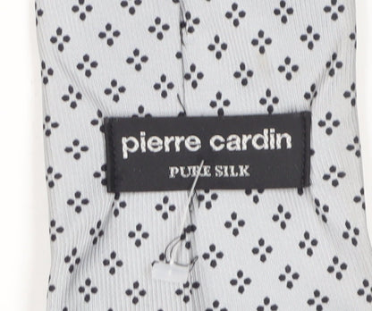 Pierre Cardin Men's White Silk Designer Tie