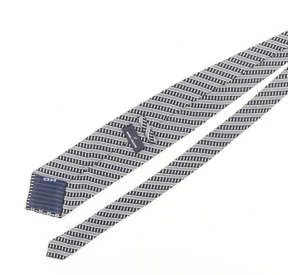 Mens Daniel Hechter Multicoloured Geometric 100 Slim Tie