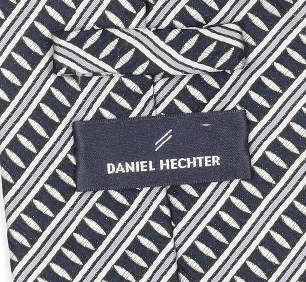 Mens Daniel Hechter Multicoloured Geometric 100 Slim Tie