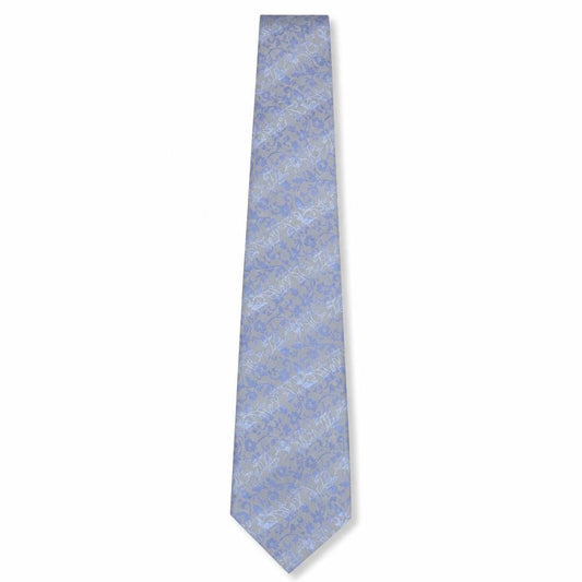 Mens Austin Reed Blue Floral 100% Silk  Tie